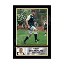 BEN MORGAN 2 Limited Edition Rugby Player Signed Print - Rugby