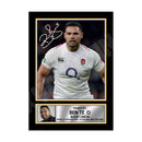 BEN TE_O 2 Limited Edition Rugby Player Signed Print - Rugby