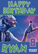 BFG NEW Design 2 THEME INSPIRED Kids Adult Personalised Birthday Card