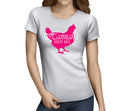 Big Hen White Custom Hen T-Shirt - Any Name - Party Tee