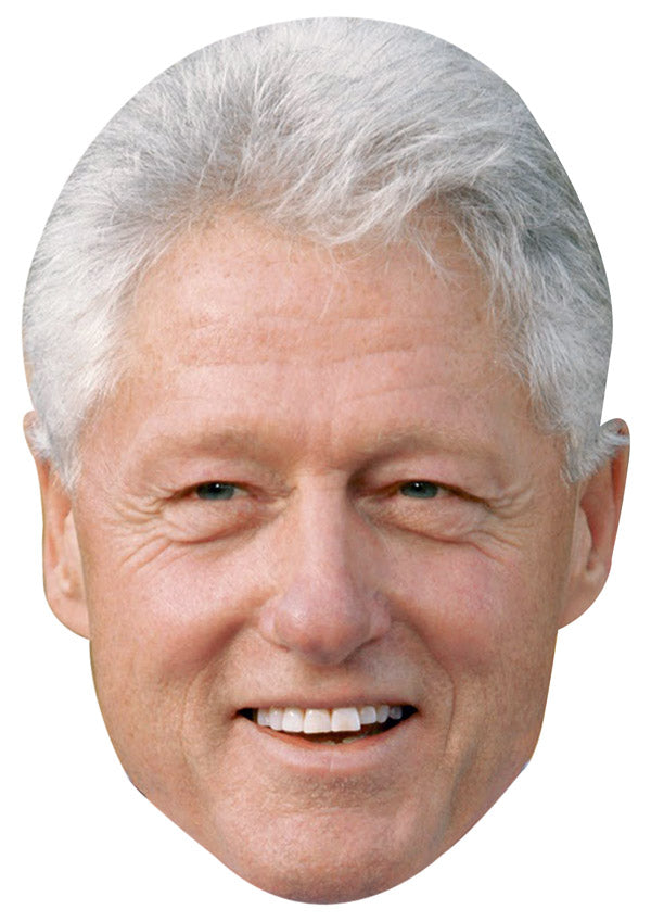 BILL CLINTON JB - TV Star Fancy Dress Cardboard Celebrity Party Face Mask