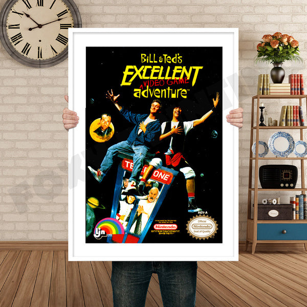 Bill and Teds Excellent Adventure Retro Game Inspired Theme Nintendo NES Gaming