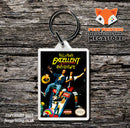 BIGFOOT Retro NES Game Cover Art Gaming Keyring