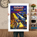BIONIC COMMANDO Retro GAME INSPIRED THEME Nintendo NES Gaming A4 A3 A2 Or A1 Poster Art 68