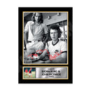 BJORN BORG AND JOHN MCENROE 2 Limited Edition Rugby Player Signed Print - Rugby