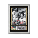 BJORN BORG AND JOHN MCENROE 2 Limited Edition Rugby Player Signed Print - Rugby