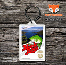 BIONIC COMMANDO Retro NES Game Cover Art Gaming Keyring