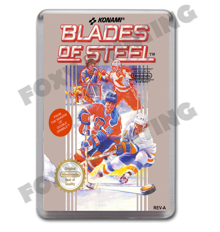 Blades Of Steel Retro Nintendo NES Game Inspired Fridge Magnet 71