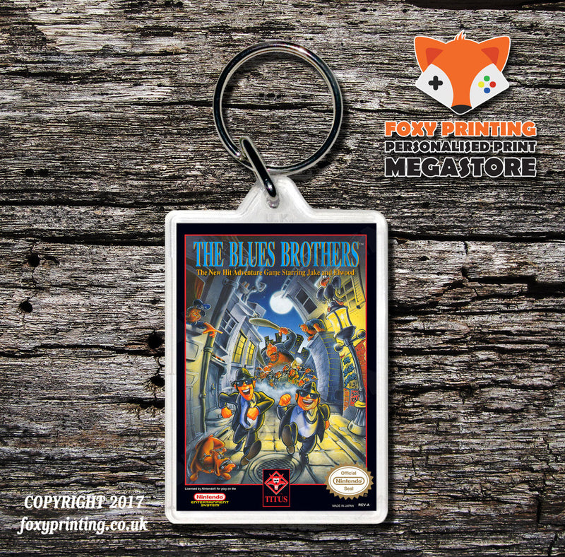 BLASTER MASTER Retro NES Game Cover Art Gaming Keyring
