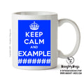 Personalised Keep Calm Mug