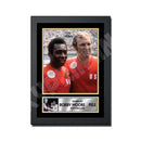 BOBBY MOORE _ PELE 2 Limited Edition Football Player Signed Print - Football