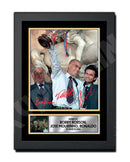 BOBBY ROBSON JOSE MOURINHO _ RONALDO Limited Edition Football Player Signed Print - Football
