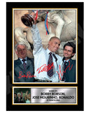 BOBBY ROBSON JOSE MOURINHO _ RONALDO Limited Edition Football Player Signed Print - Football