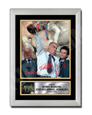 BOBBY ROBSON JOSE MOURINHO _ RONALDO Limited Edition Football Player Signed Print - Football