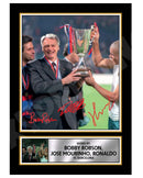 BOBBY ROBSON JOSE MOURINHO _ RONALDO 2 Limited Edition Football Player Signed Print - Football