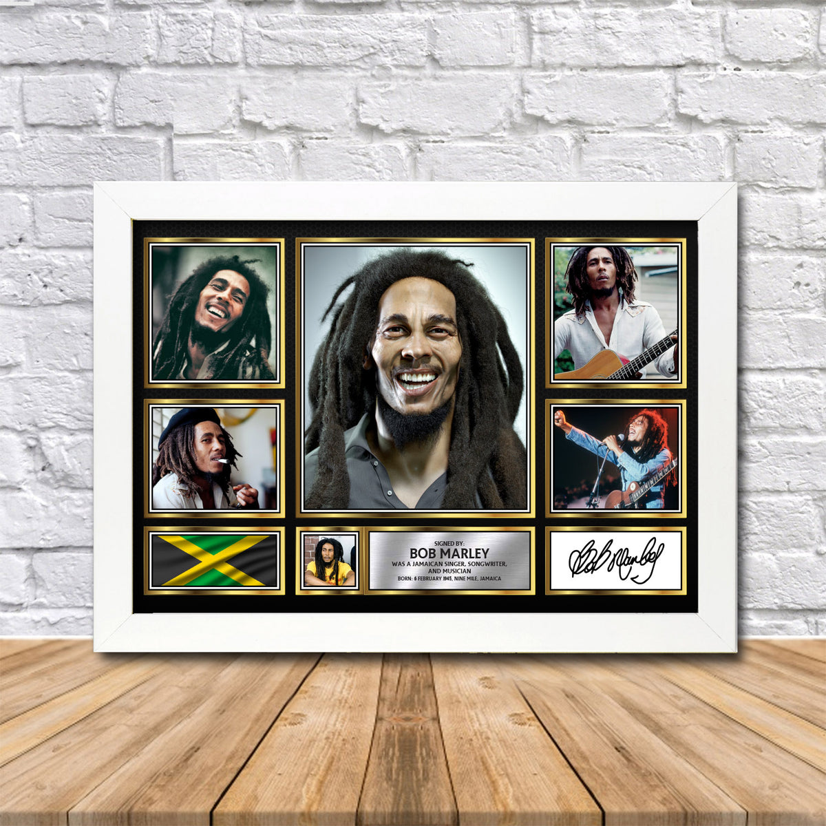Bob Marley Printed Signature Print 2