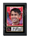 BOJAN KRKIC Limited Edition Football Player Signed Print - Football