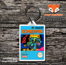 BOMBERMAN 2 Retro NES Game Cover Art Gaming Keyring