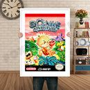 BONKS ADVENTURE Retro GAME INSPIRED THEME Nintendo NES Gaming A4 A3 A2 Or A1 Poster Art 77