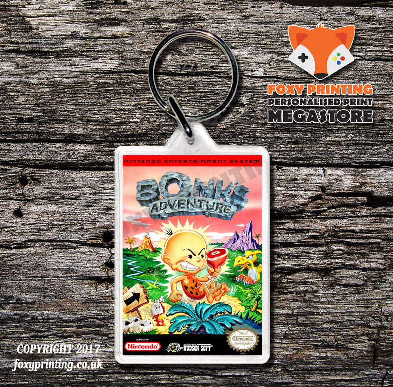 BOMBERMAN Retro NES Game Cover Art Gaming Keyring