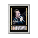 BONO 2 Limited Edition Music Signed Print