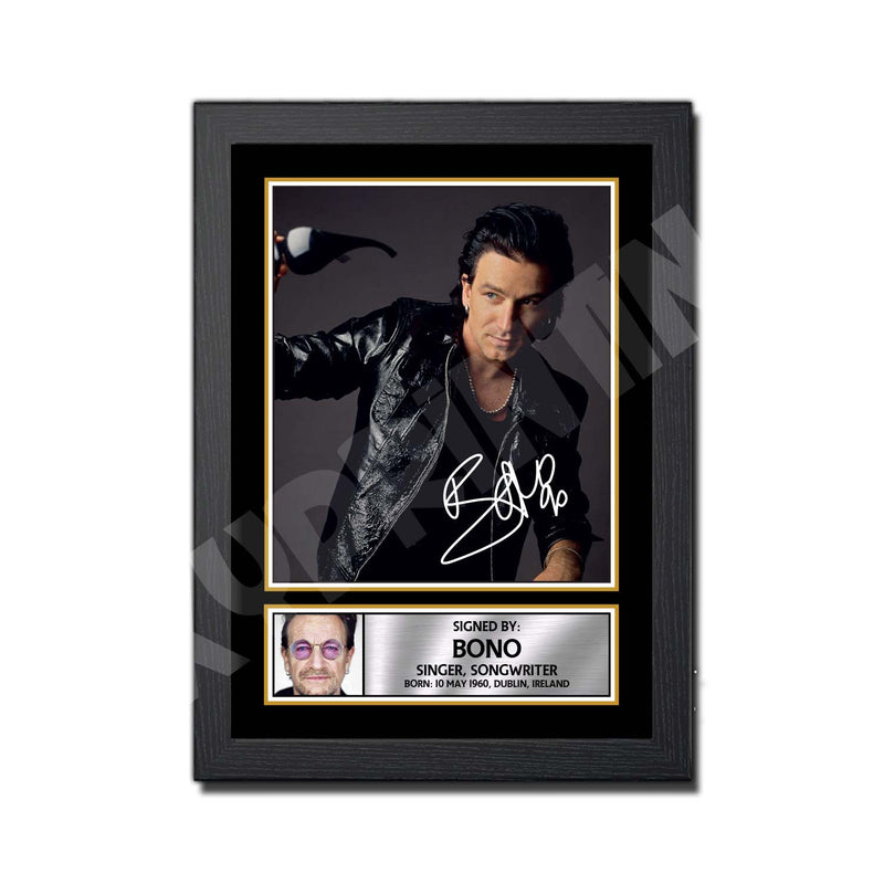 BONO (1) Limited Edition Music Signed Print