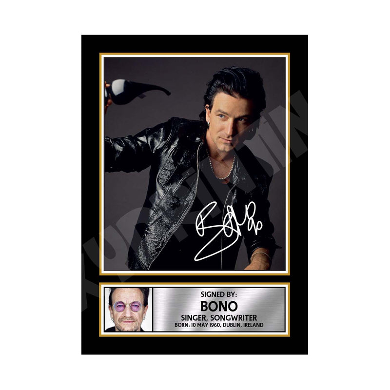 BONO (1) Limited Edition Music Signed Print