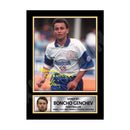BONTCHO GUENTCHEV (1) Limited Edition Football Player Signed Print - Football
