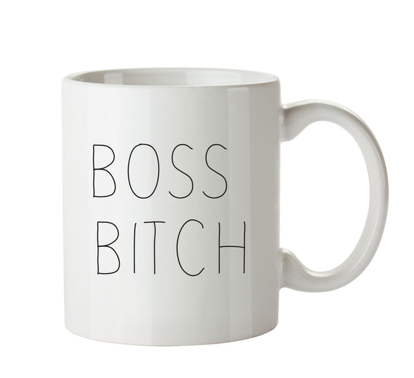 BOSS BITCH - Adult Mug – printed mug product image 1