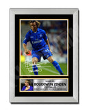 BOUDEWIJN ZENDEN Limited Edition Football Player Signed Print - Football