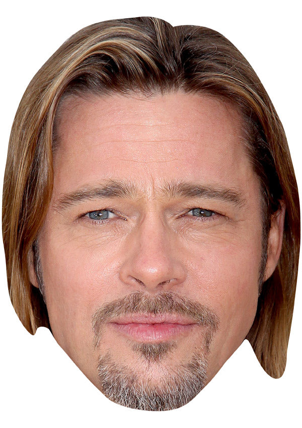 BRAD PITT JB Actor Movie Tv Celebrity Party Face Mask