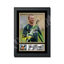 BRAD HADDIN Limited Edition Cricketer Signed Print - Cricket Player