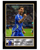 BRANISLAV IVANOVIC Limited Edition Football Player Signed Print - Football
