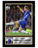 BRANISLAV IVANOVIC 2 Limited Edition Football Player Signed Print - Football