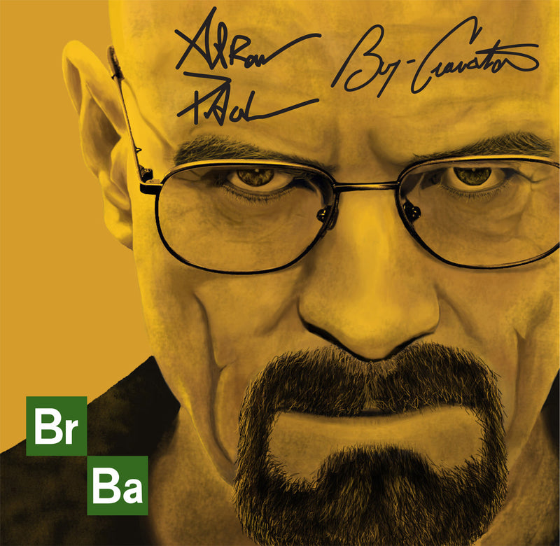 Breaking Bad Signed Lego Display Case - Minifigure Display Background and Frames