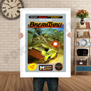 BREAKTHRU Retro GAME INSPIRED THEME Nintendo NES Gaming A4 A3 A2 Or A1 Poster Art 80