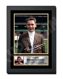 BRIAN CLOUGH Limited Edition Football Player Signed Print - Football