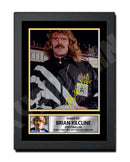 BRIAN KILCLINE (1) Limited Edition Football Player Signed Print - Football