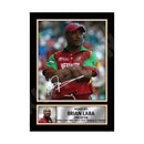 BRIAN LARA 2 Limited Edition Cricketer Signed Print - Cricket Player