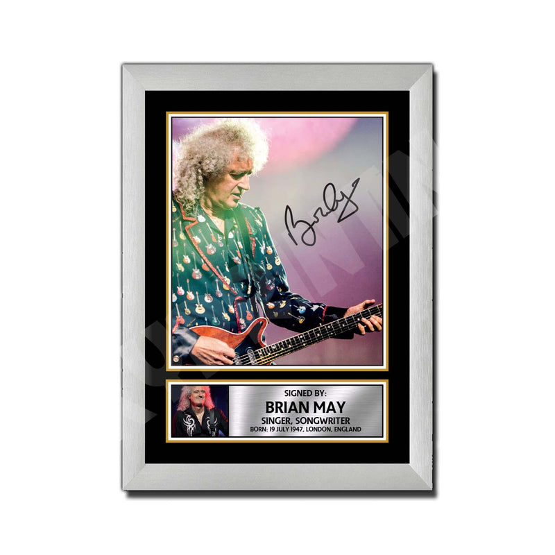 BRIAN MAY 2 Limited Edition Music Signed Print