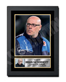 BRIAN McDERMOTT 1 Limited Edition Football Player Signed Print - Football