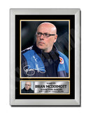 BRIAN McDERMOTT 1 Limited Edition Football Player Signed Print - Football