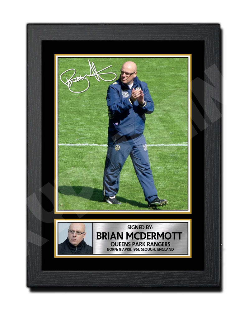 BRIAN McDERMOTT 2 Limited Edition Football Player Signed Print - Football