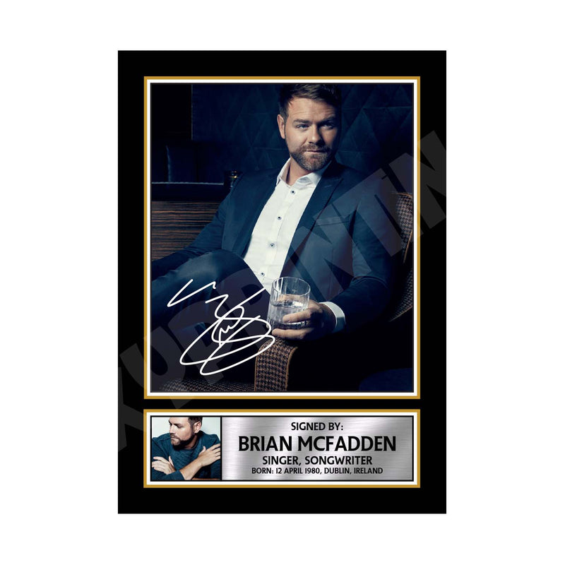 BRIAN McFADDEN 2 Limited Edition Music Signed Print