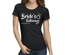 Brides Entourage White Custom Hen T-Shirt - Any Name - Party Tee