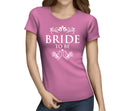Bride To Be 1 White Custom Hen T-Shirt - Any Name - Party Tee