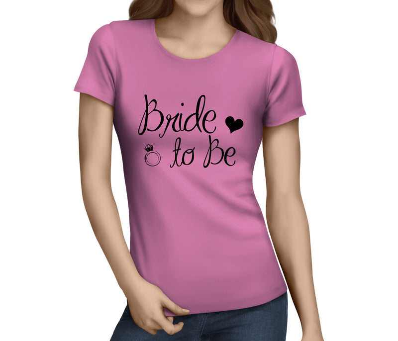 Bride To Be 2 Black Custom Hen T-Shirt - Any Name - Party Tee