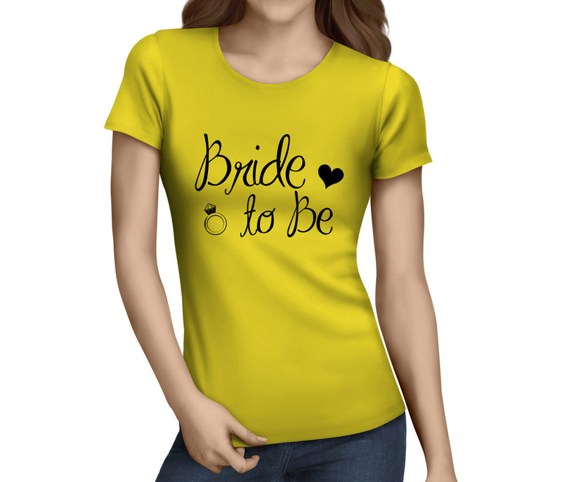 Bride To Be 2 Black Custom Hen T-Shirt - Any Name - Party Tee