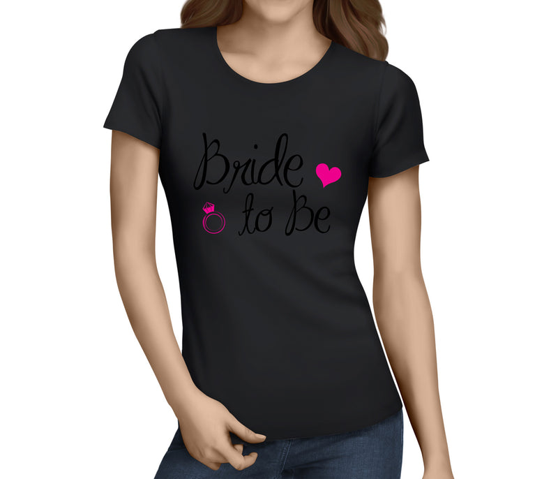 Bride To Be 2 Colour Custom Hen T-Shirt - Any Name - Party Tee