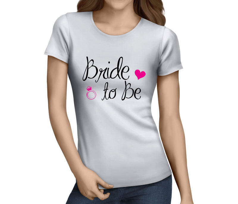 Bride To Be 2 Colour Custom Hen T-Shirt - Any Name - Party Tee